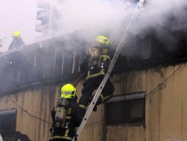 Fatal incendio en Viña del Mar deja dos niños muertos