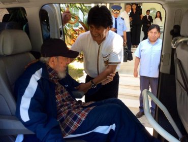 Maduro y Morales visitan a Castro por su cumpleaños en víspera de viaje Kerry