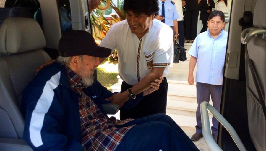 Maduro y Morales visitan a Castro por su cumpleaños en víspera de viaje Kerry