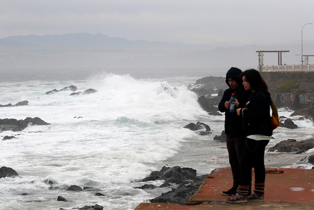 Declaran alerta temprana preventiva por marejadas en costas de La Araucanía