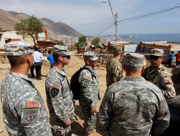 Intenso trabajo de FFAA policías para devolver la normalidad a Tocopilla