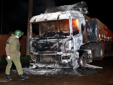 Collipulli: Detenido por quema de camiones pasa a control de detención