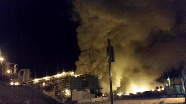 Incendio afecta a Minera Chuquicamata en Región de Antofagasta