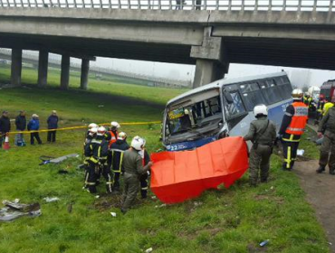 Una mujer murió aplastada por microbús tras accidente de tránsito en Concepción