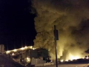 Incendio afecta a Minera Chuquicamata en Región de Antofagasta