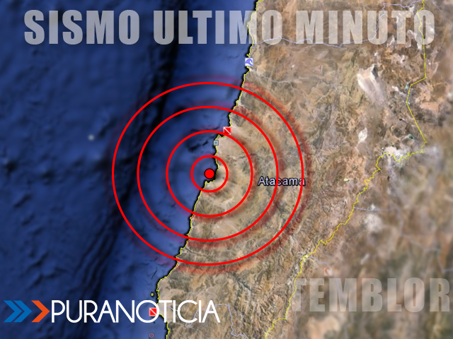 Sismo de 4,4 grados Richter sacude a la Región de Atacama