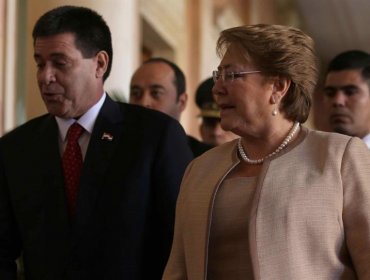 Presidente de Paraguay recibe a Michele Bachelet en Asunción