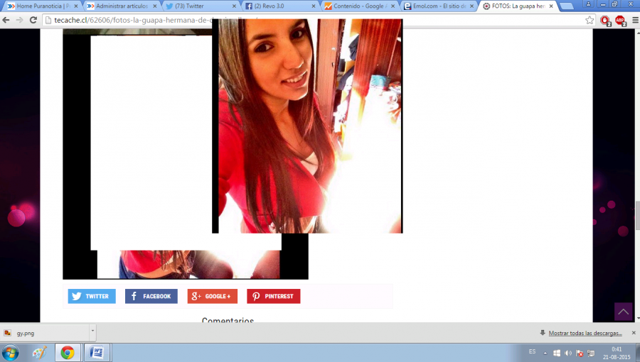 Conoce a la sexy hermana de Dominique Gallego