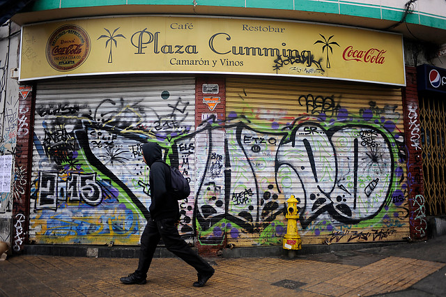 Ordenanza municipal castiga a grafiteros en Valparaíso