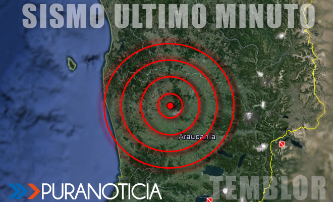 Sismo de 3.9 grados Richter se percibió en la zona sur del país