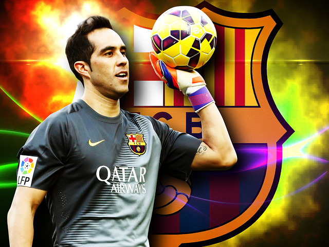 Confirmado: Claudio Bravo será titular en el debut del FC Barcelona por la Liga 2015-2016