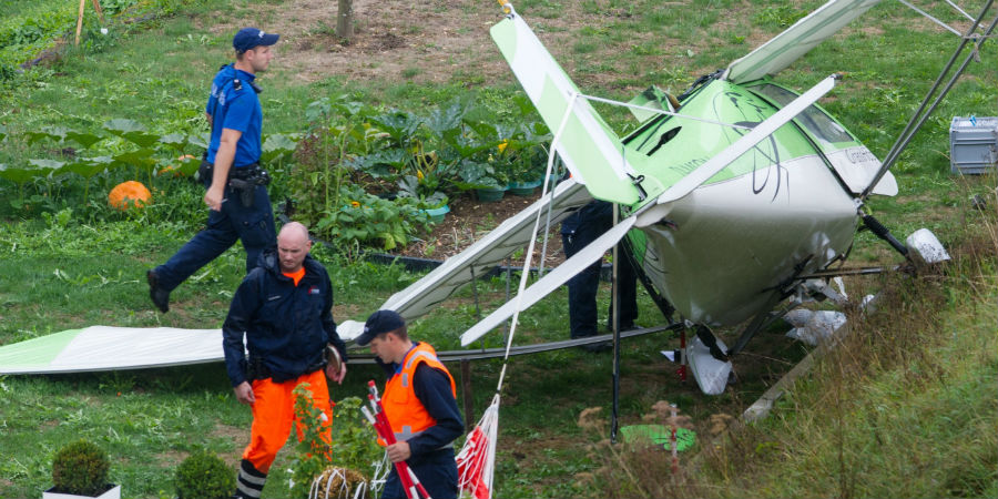 Un muerto tras la colisión de dos aviones de acrobacias en Suiza