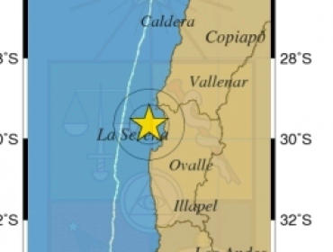 Fuerte sismo se registró en la cuarta región