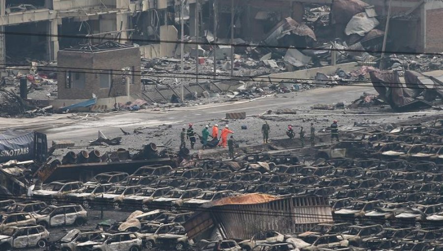 Asciende a 123 la cifra de muertos por las explosiones de Tianjin