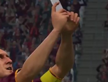 Video: Mira la celebración con “selfie” incluida de Totti en el nuevo PES 2016