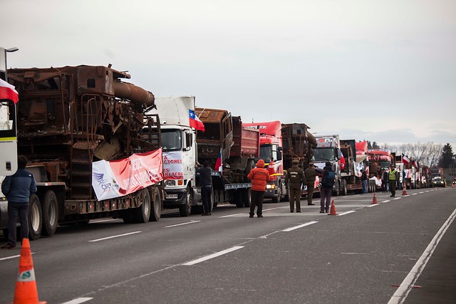 Gobernador de Talca no permitió que caravana de camioneros entre a la ciudad