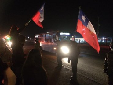 Protesta en Lampa contra instalación del TAG finaliza con incidentes y detenidos