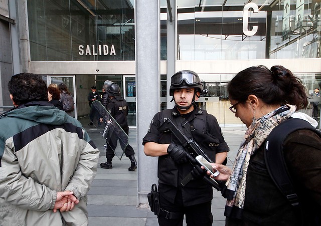 Suspenden audiencias en Centro de Justicia por aviso de bomba