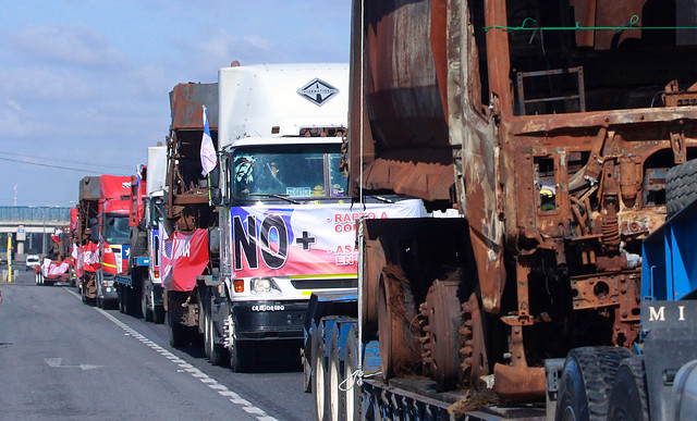 Choferes forestales y caravana de camioneros: "Está orquestada por la derecha"