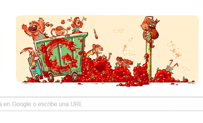 Google homenajea a la tradicional fiesta española de la Tomatina