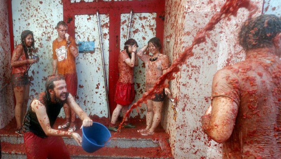 La Tomatina del pueblo español Buñol celebrará su 70 aniversario