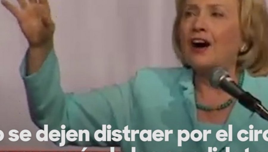 Video: Hillary Clinton en picada contra Trump y Bush por temas migratorios