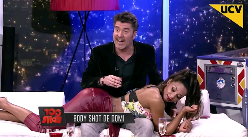 Pollo Valdivia protagoniza osada escena en Toc Show