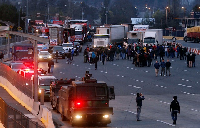 Alcalde de Casablanca apoya movilización de camioneros