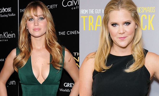 Jennifer Lawrence y Amy Schumer escriben el guión de una película