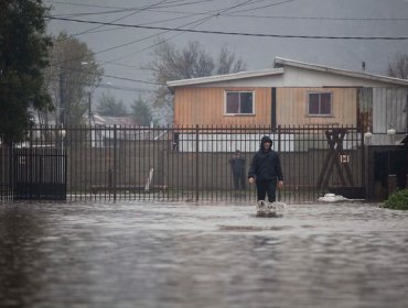 Onemi decreta Alerta Amarilla en Los Ríos por lluvias y viento