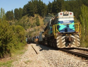 Tren de carga se descarrila en Collipulli