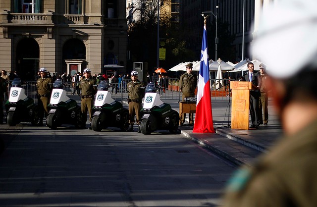 Carabineros recibe modernas “Eco Motos” para operar en Santiago