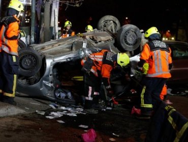 En prisión preventiva quedó conductor ebrio que chocó en el puente Llacolén