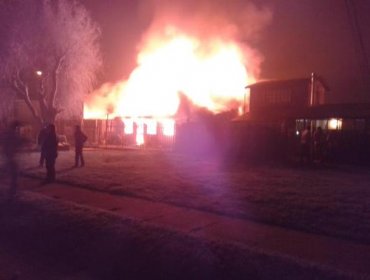 Un hombre murió en incendio de vivienda en la comuna de San Pedro de la Paz