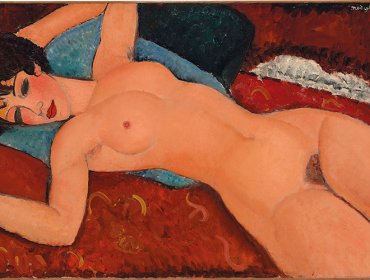 Subastan un desnudo censurado de Modigliani en 100 millones de dólares