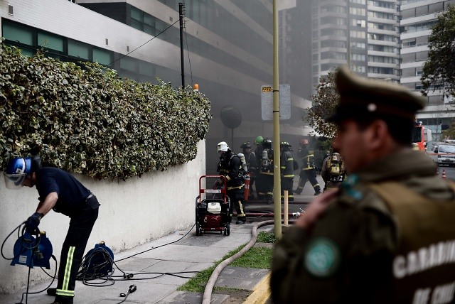 Bomberos controló explosión de gas refrigerante en comuna de Providencia