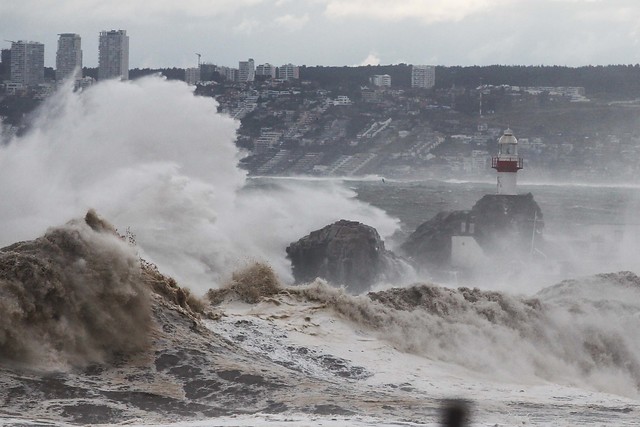 Alerta de marejadas para la Región de Valparaíso