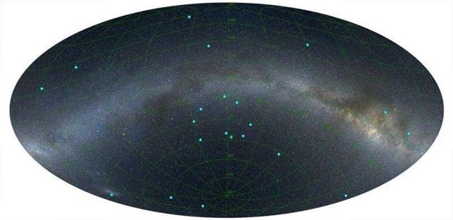 Descubren una estructura gigante en forma de anillo en medio del Universo