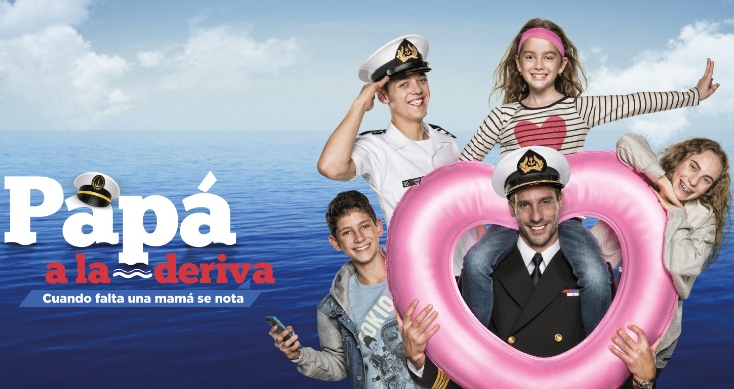 Elenco de “Papá a la Deriva” celebra cumpleaños a joven actor de la teleserie