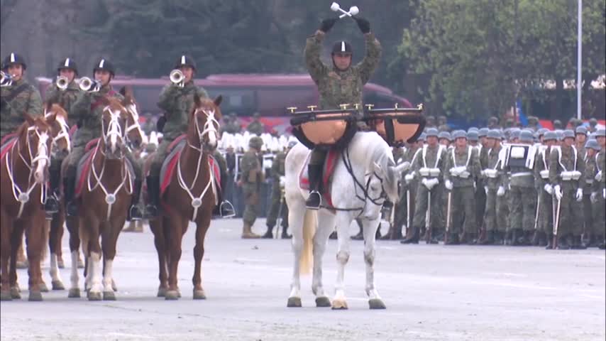 Video: La preparación de la parada Militar 2015 en el Parque O´Higgins