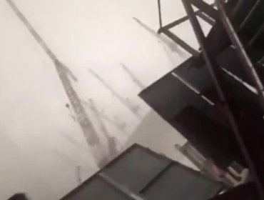 Video: Captan el momento en que la grúa de la Mezquita de La Meca cae