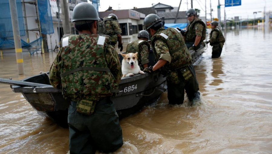 Más de 3.000 personas siguen evacuadas por las graves inundaciones en Japón
