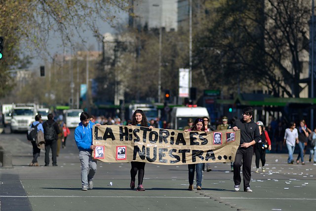 Conmemoración del 11 de Septiembre: Con incidentes aislados finalizó romería al memorial de DD.HH