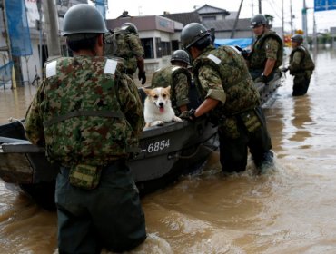 Más de 3.000 personas siguen evacuadas por las graves inundaciones en Japón