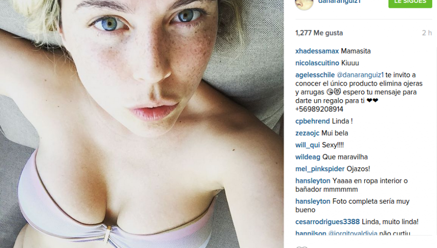 Infartante foto de Daniela Aránguiz enciende las redes sociales