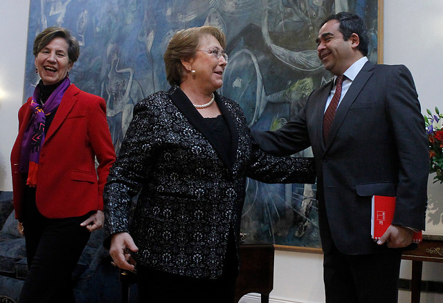 Bachelet se reúne con presidentes de partidos de la Nueva Mayoría