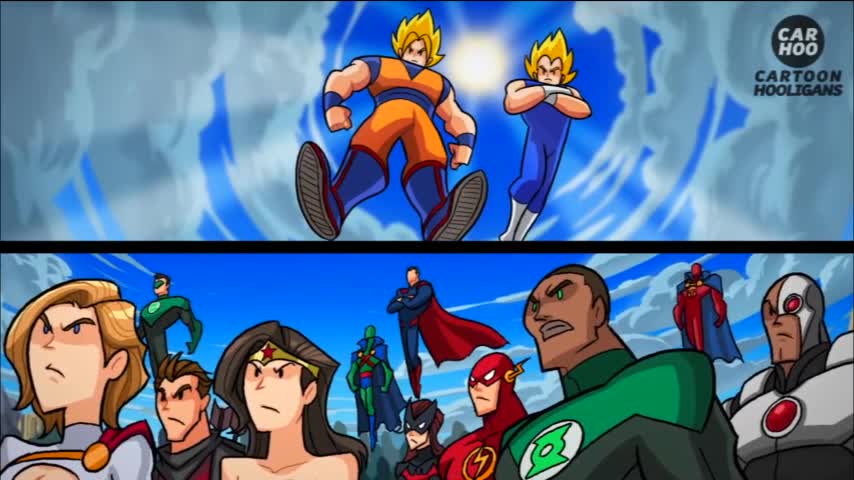 Video: La gran batalla entre Dc Comics y Dragon Ball Z