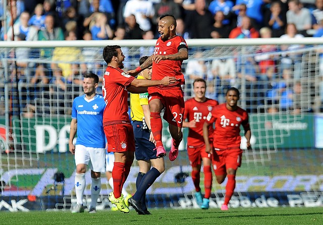 Vidal y su estreno en las redes en la Bundesliga: "Por fin el primer gol"