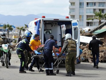 Cuatro militares heridos en faenas de rescate de botes en Coquimbo