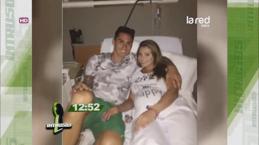 Video: Nace la primera hija de Faloon Larraguibel y Jean Paul Pineda.